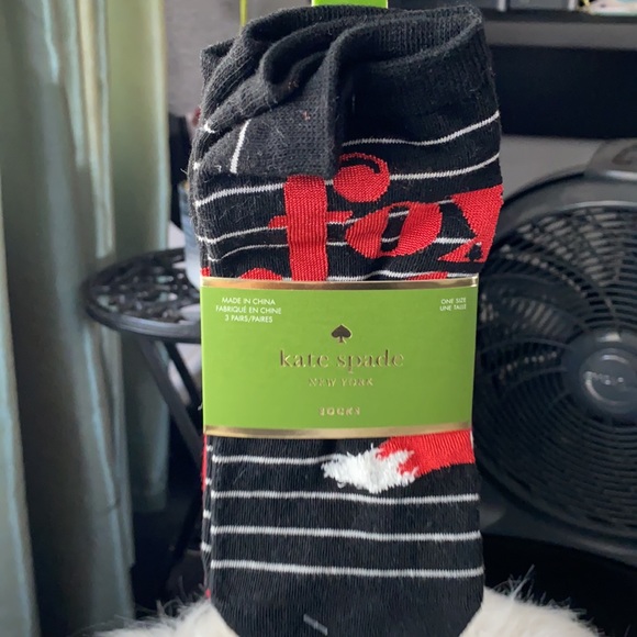 kate spade Accessories - Kate Spade 3 pack Socks